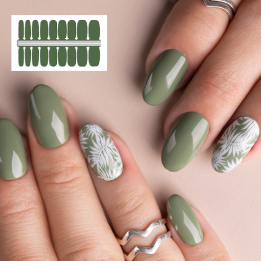 Jade Green Nail Strips